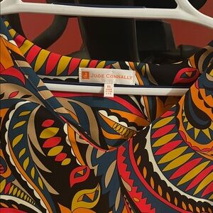 Jude Connally Vibrant Abstract Dress